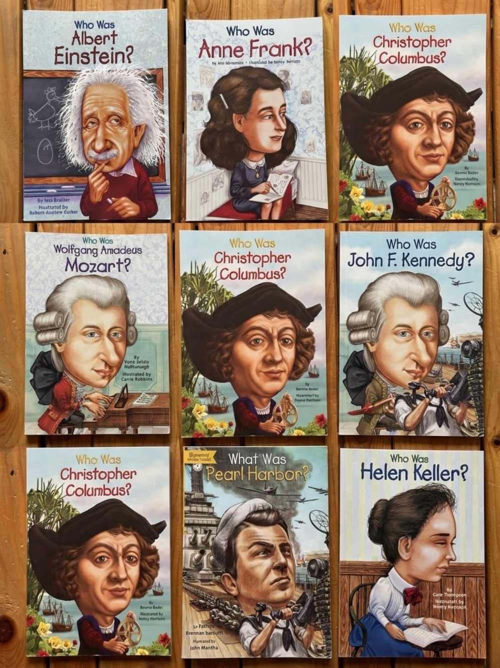 Who Was / What Was Children's History Book Bundle (Set of 9)